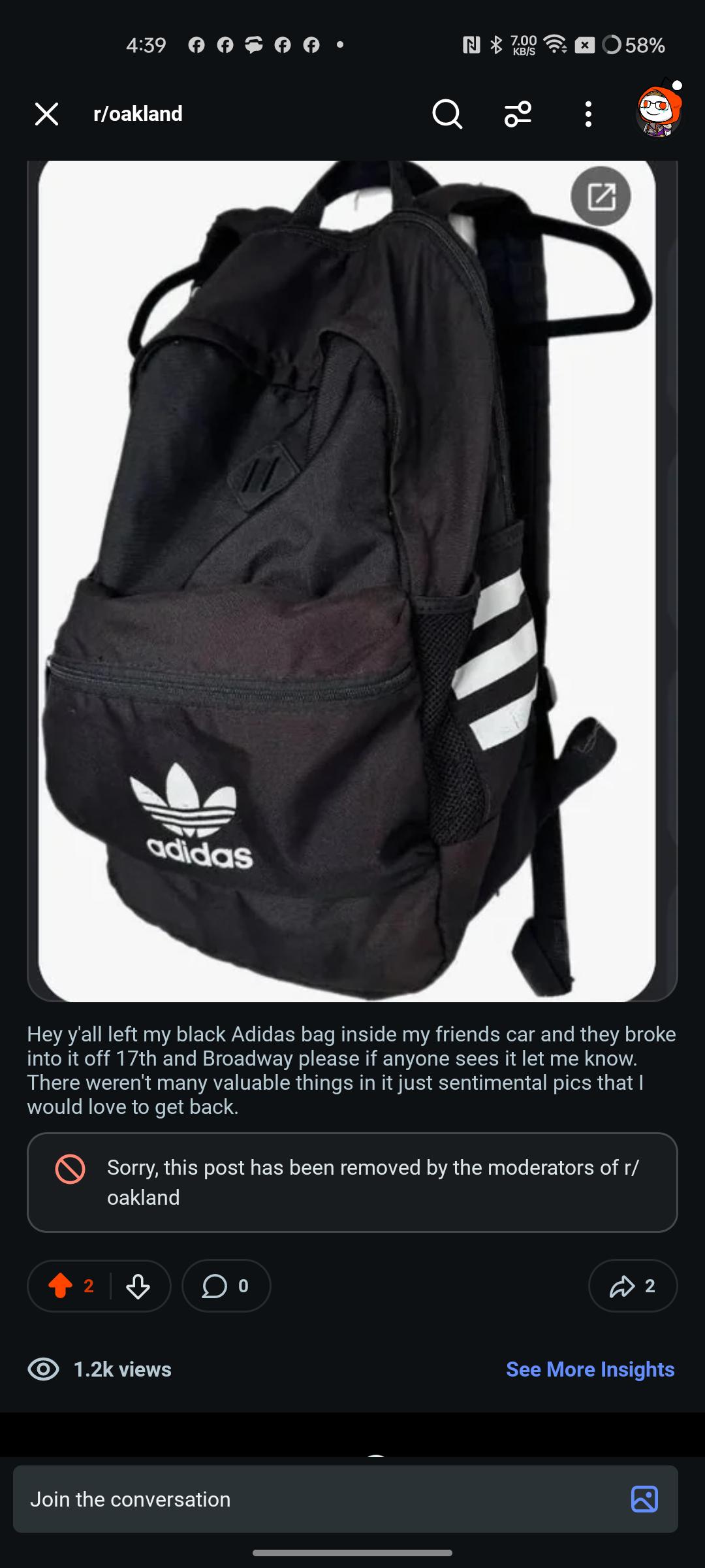 Lost bag
