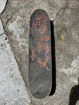 Found skateboard