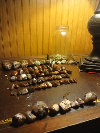 Found Jar Of Agates in Cottage Grove