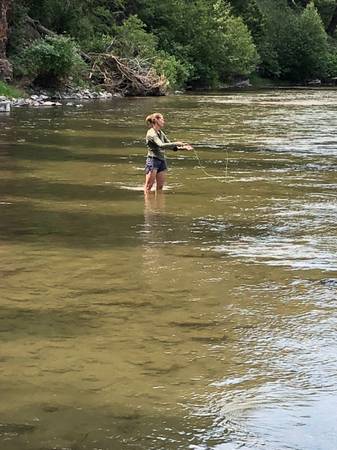 Lost fishing rod