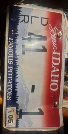 Found license plate