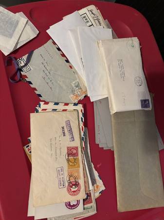Found stamp collection