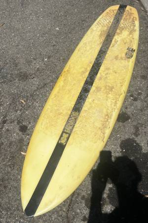 Found surfboard