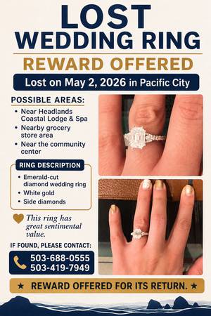 Lost Ring in Pacific City