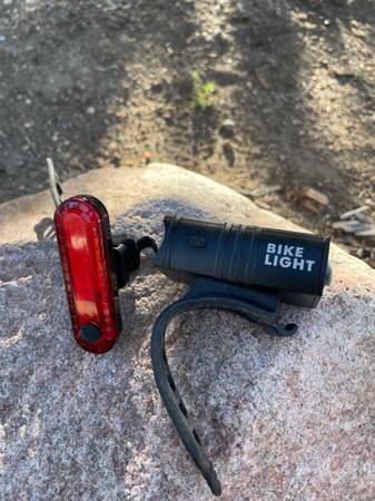 Found Bike Lights in Denver