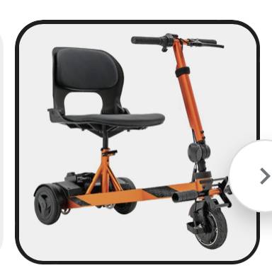 Lost mobility scooter