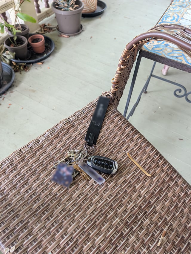 Found keys
