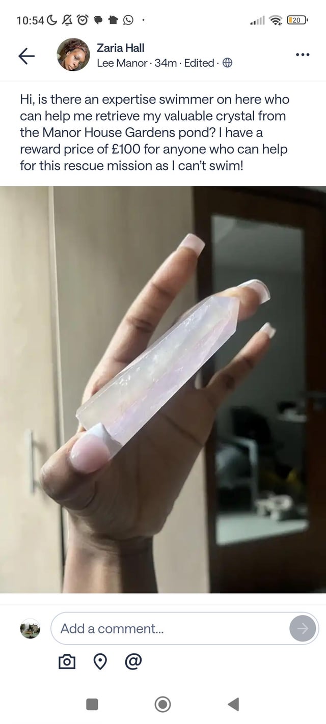 Lost Crystal in London