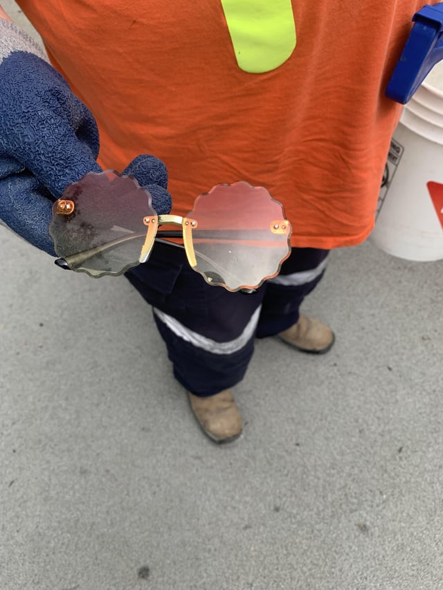 Found sunglasses