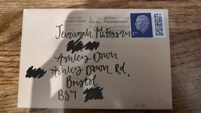 Found Letter in Bristol