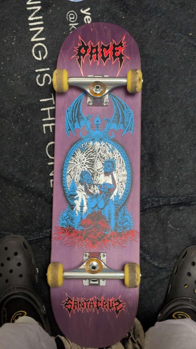 Lost skateboard