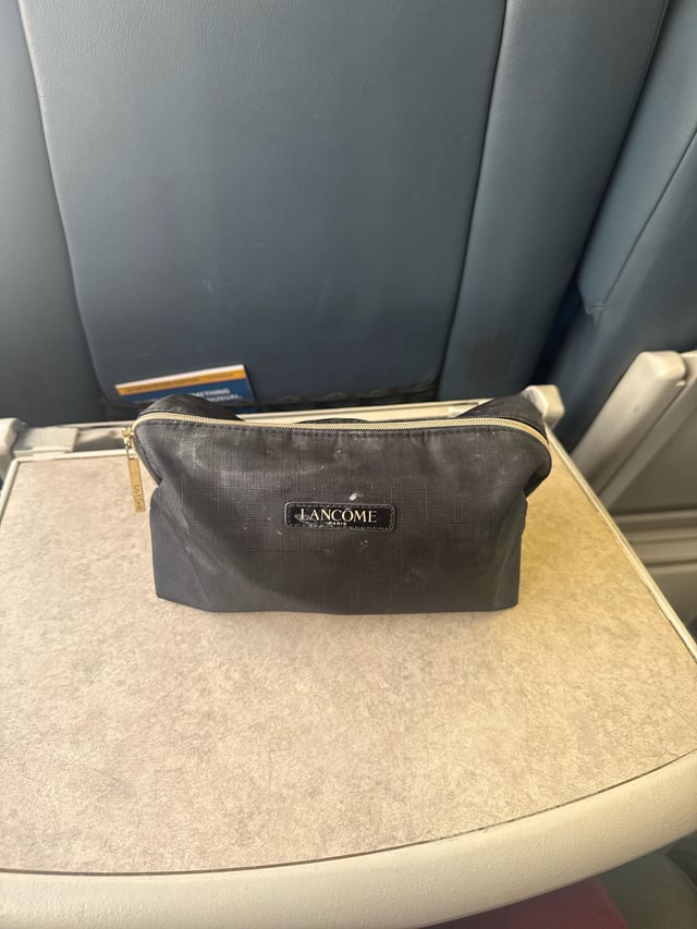 Found makeup bag