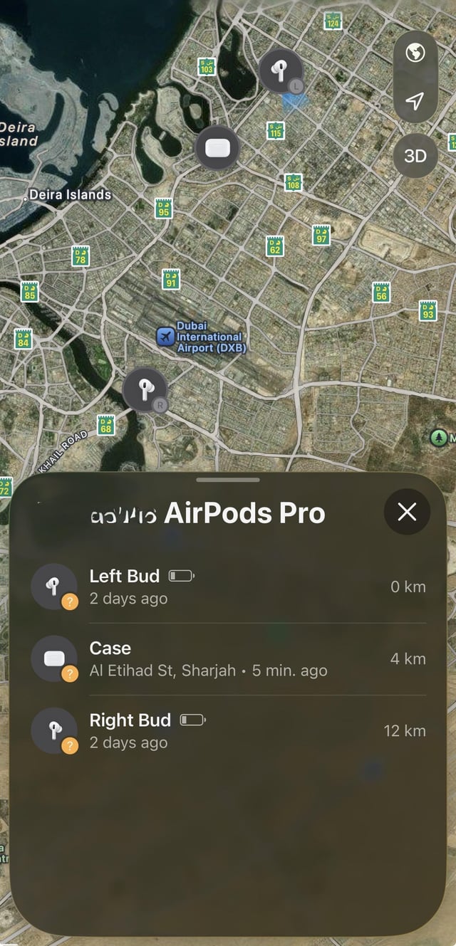 Lost Airpods case
