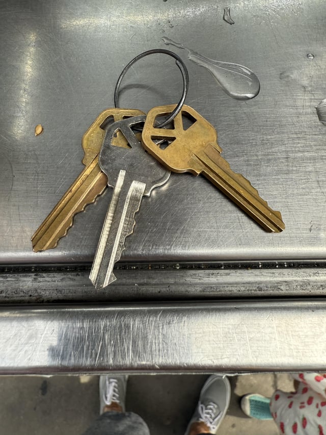 Found keys