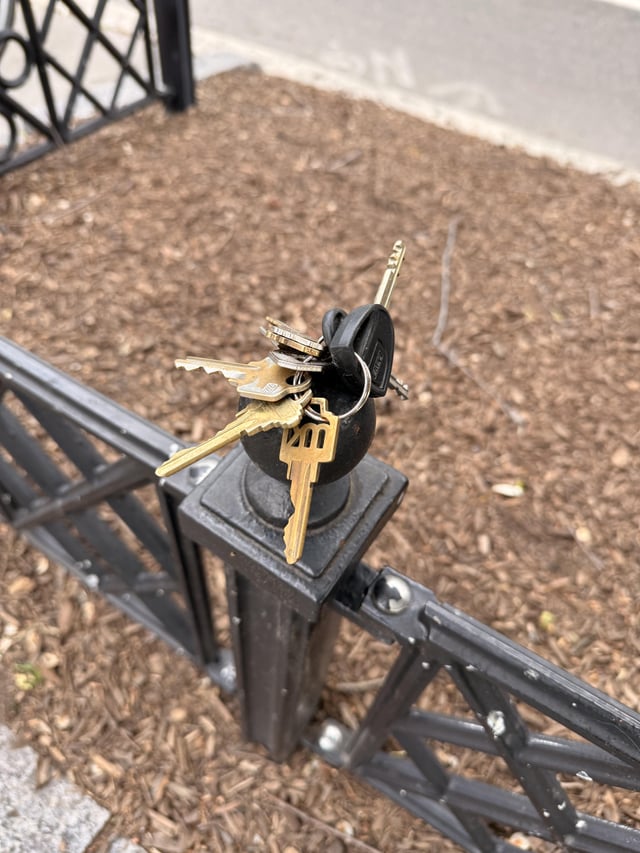 Found keys