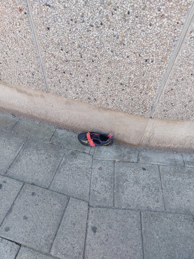 Found Climbing Shoe in Ghent
