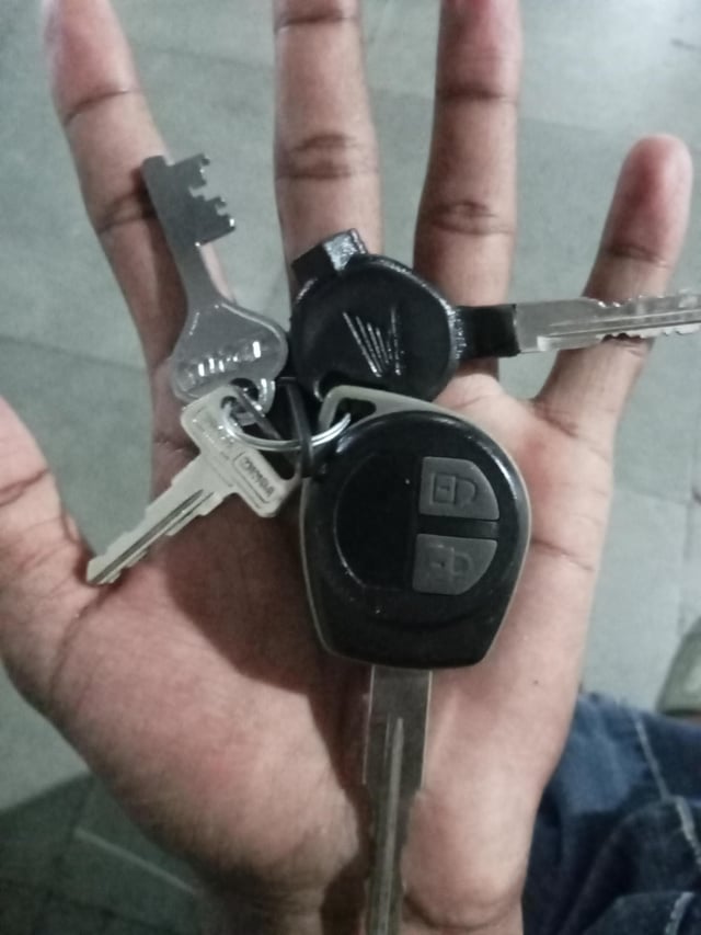 Found keys