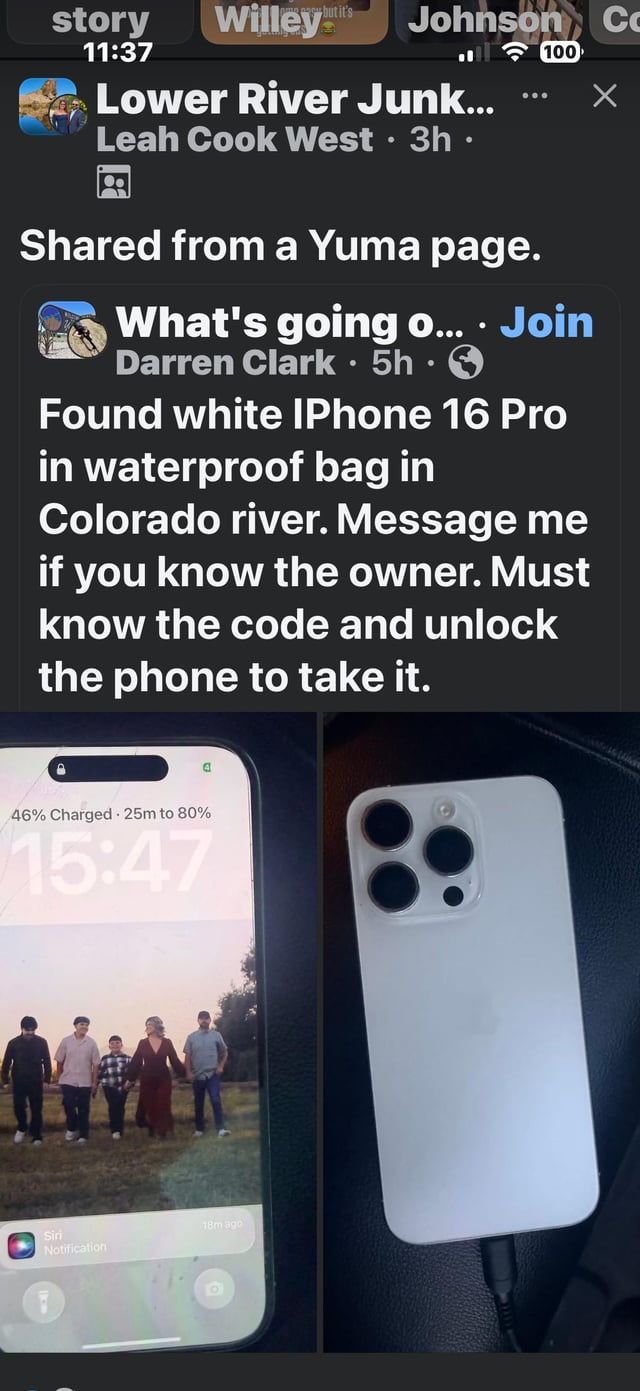 Found iPhone