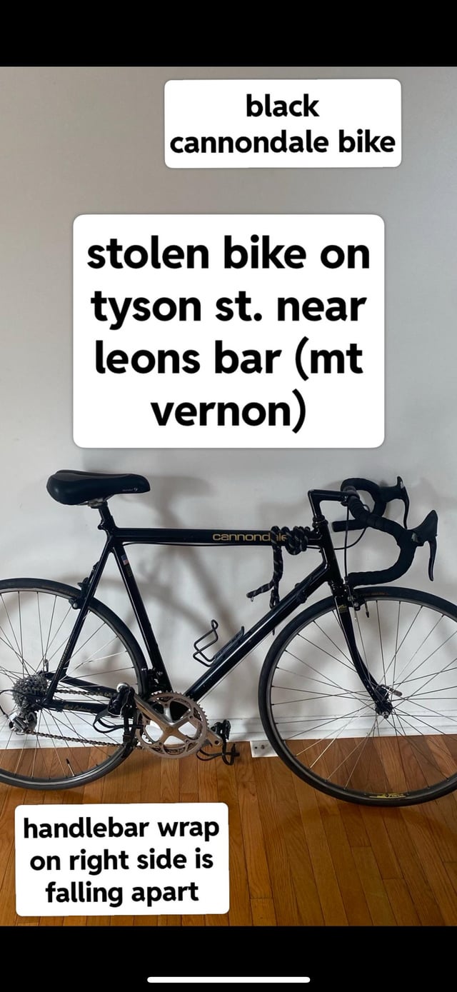 Lost Bike in Mt Vernon