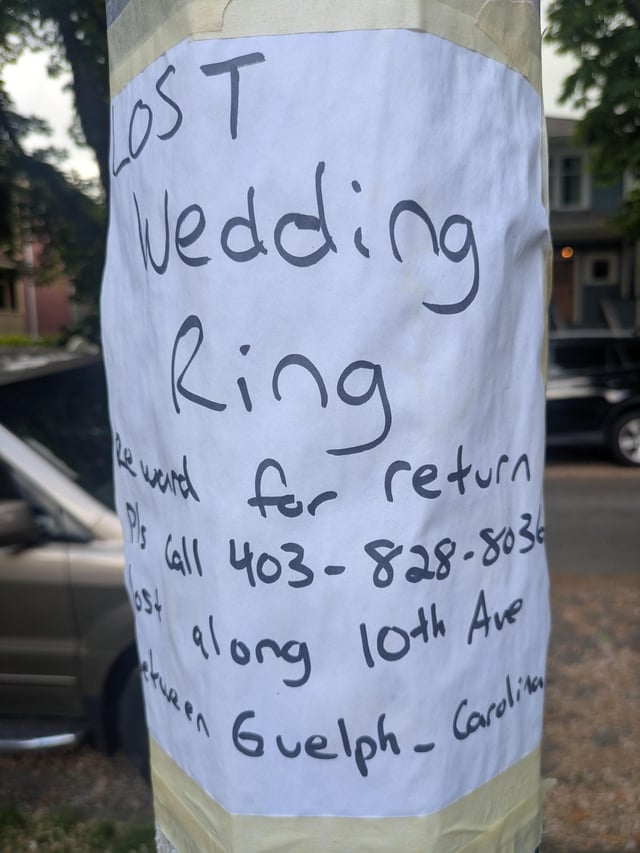 Lost ring