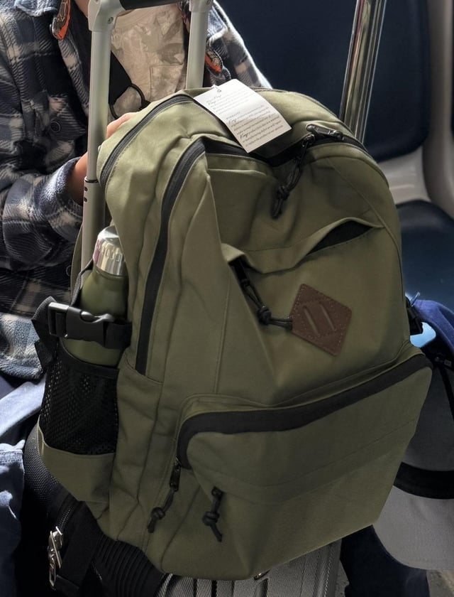 Lost Backpack in Canada Line