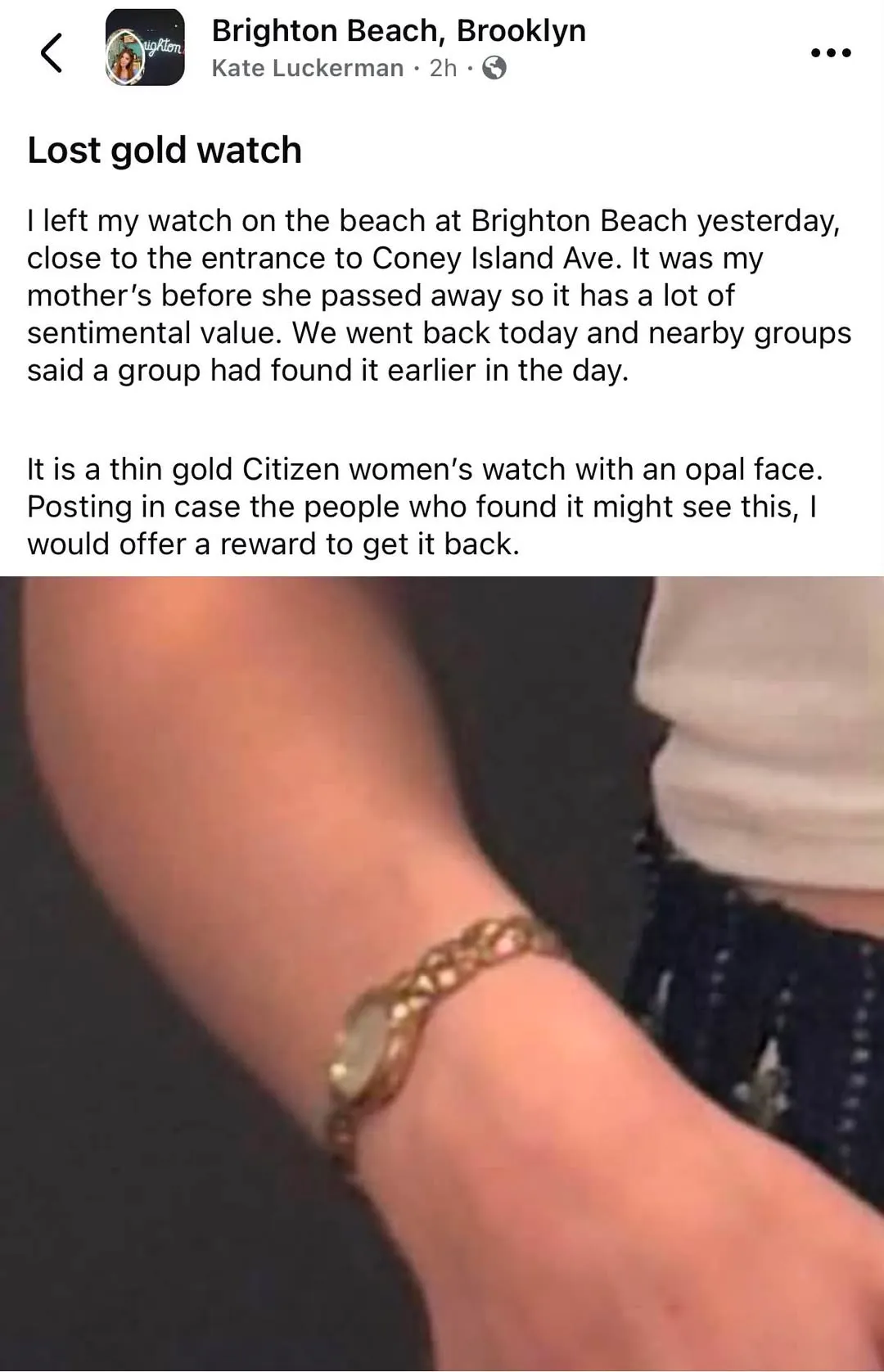 Matching item