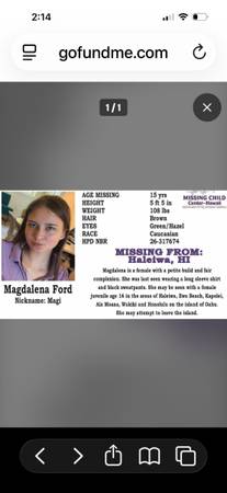 Lost Person in Haleiwa