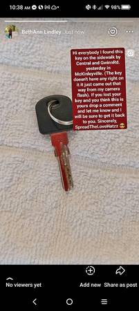 Found Keys in McKinleyville