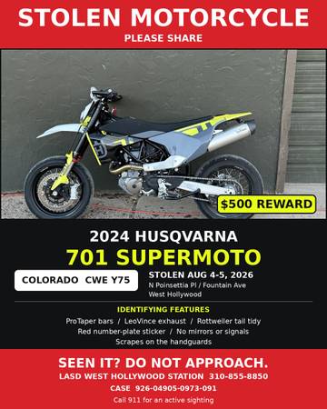 Lost motorcycle