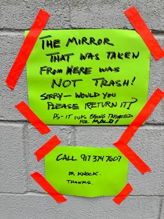 Lost mirror