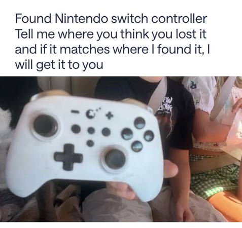 Found Game Controller in Templeton