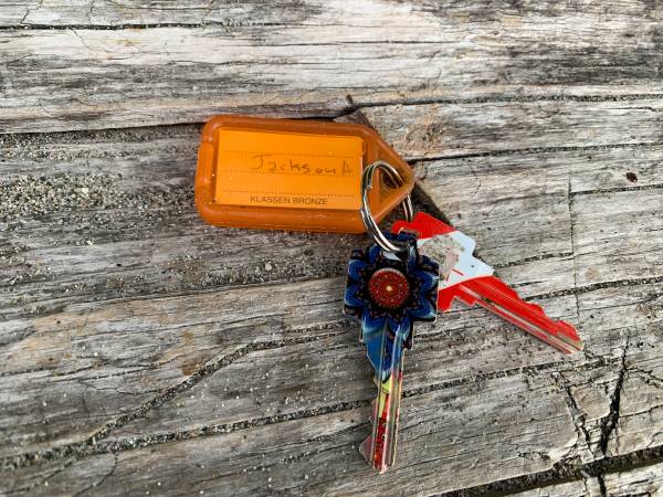 Found keys