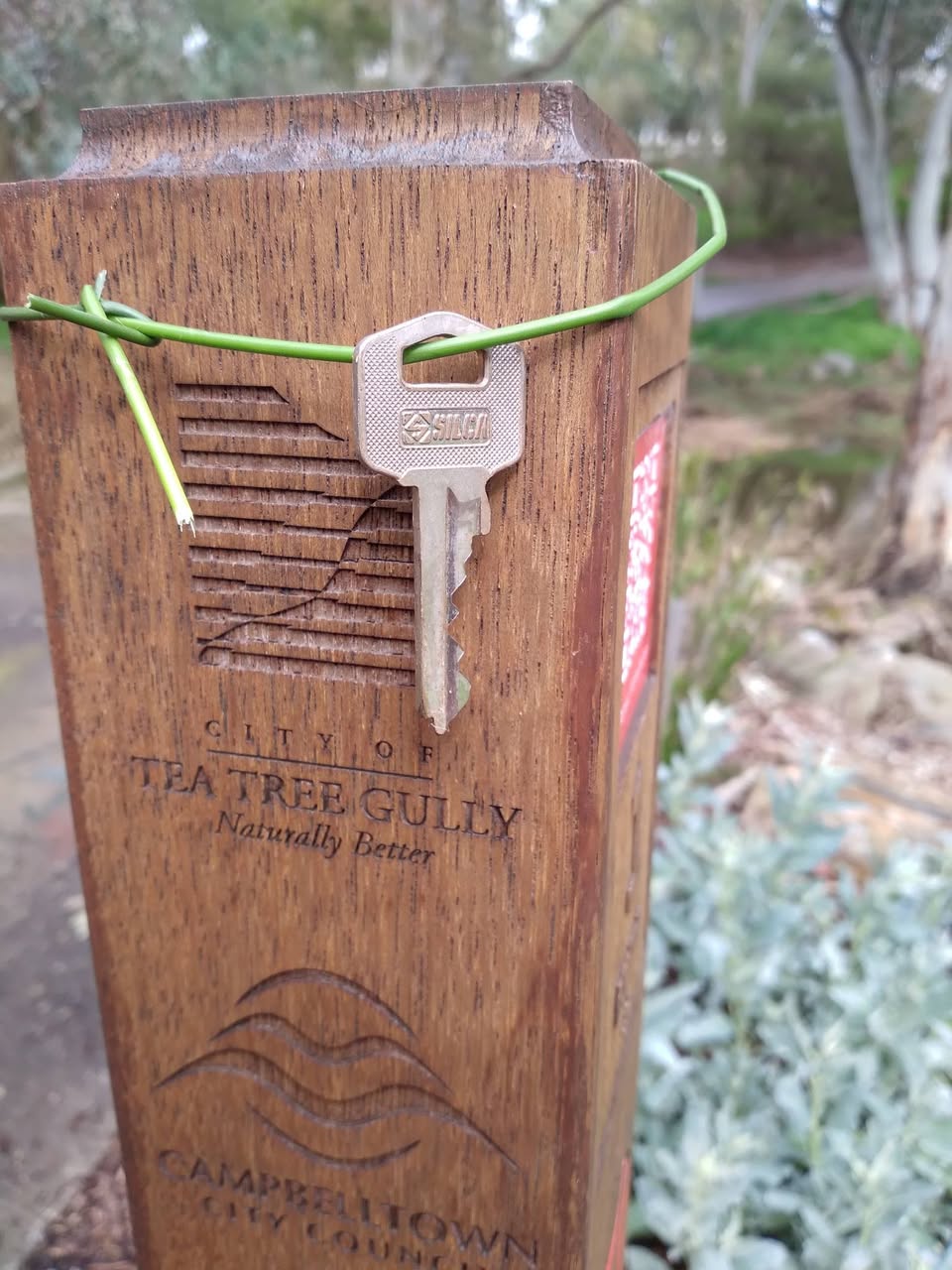 Found keys