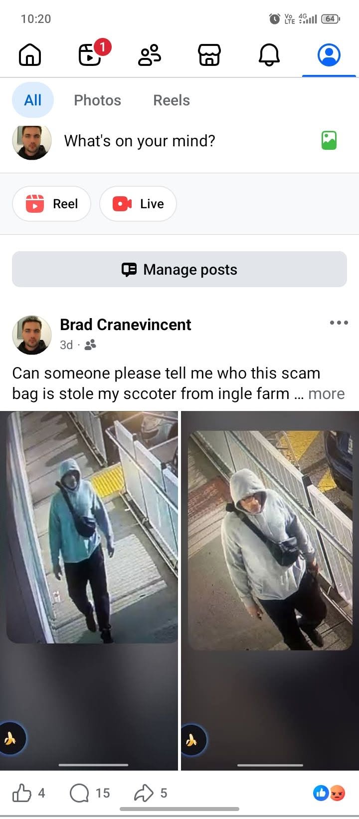 Lost Scooter in Adelaide