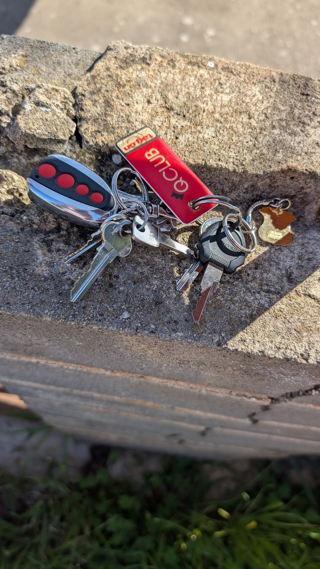Found keys
