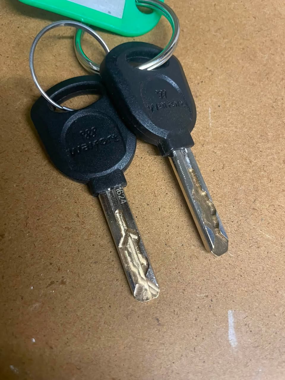Found keys