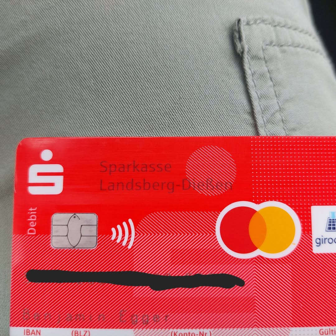 Found Card in Landsberg Am Lech