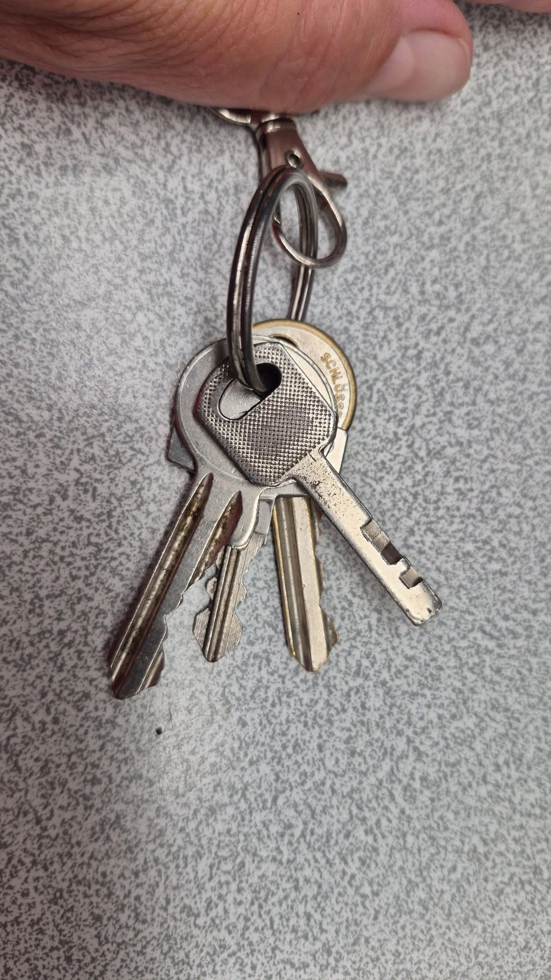 Found keys