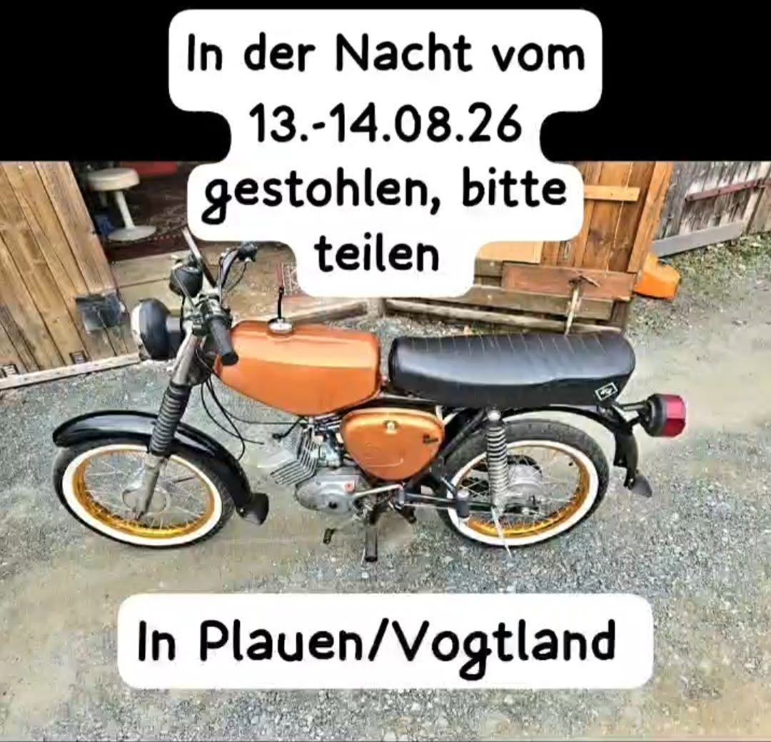 Lost Motorcycle in Vogtland