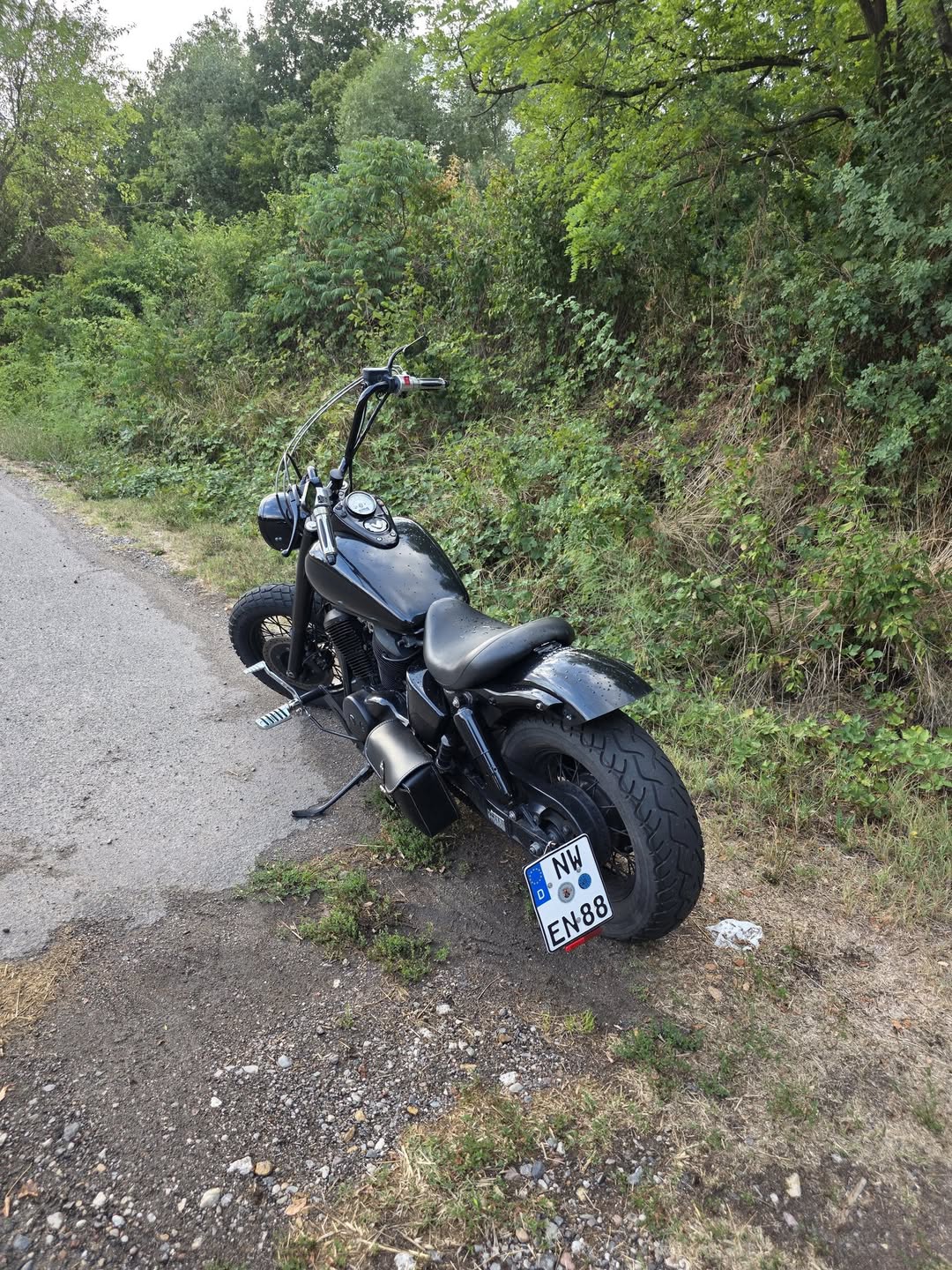 Found motorcycle