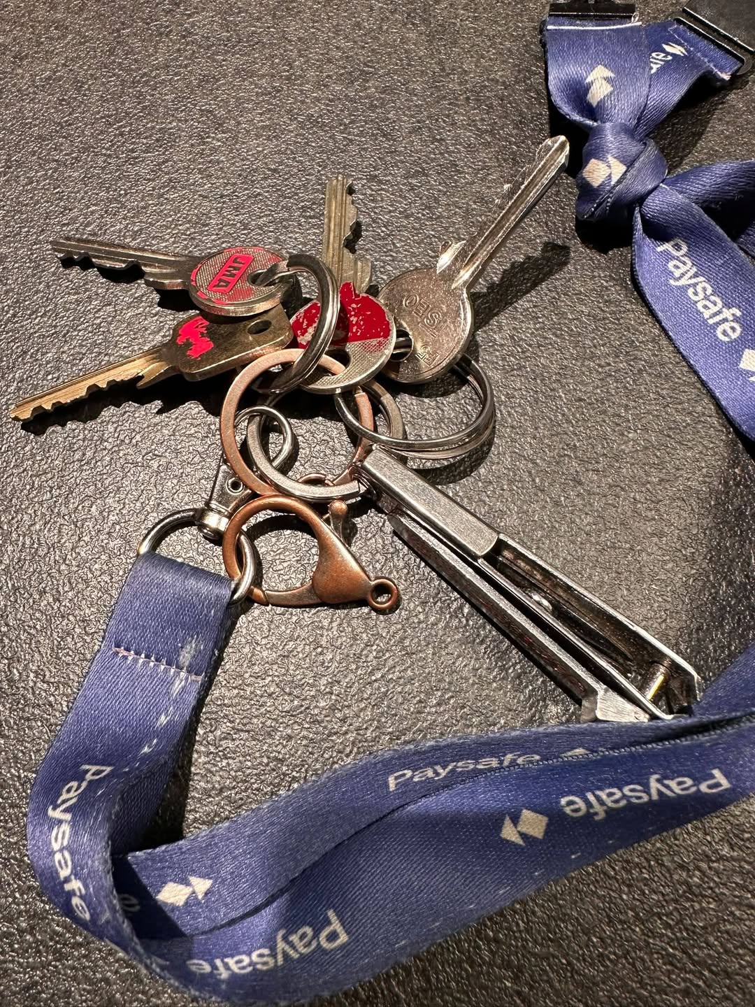 Found keys