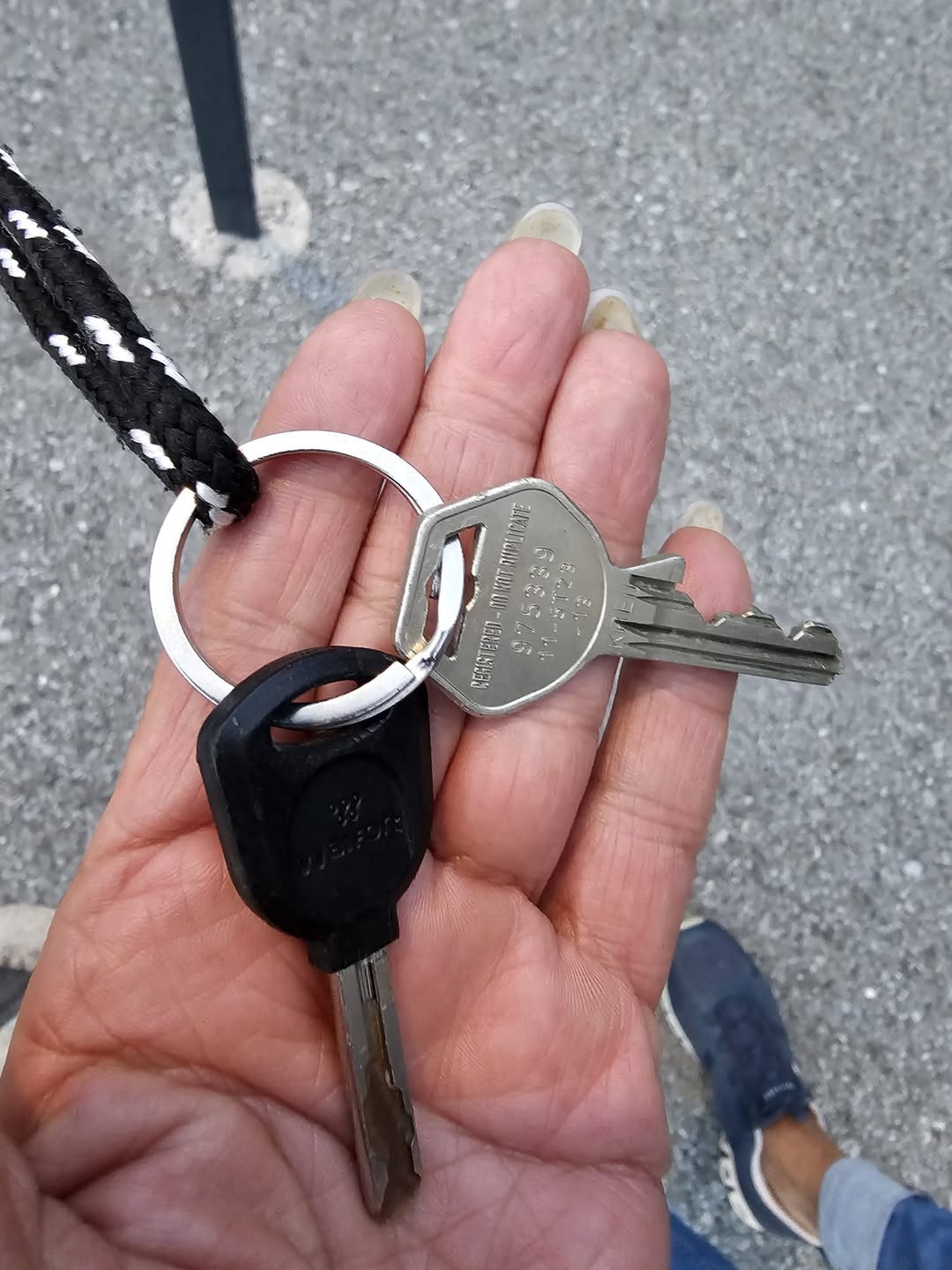 Found keys