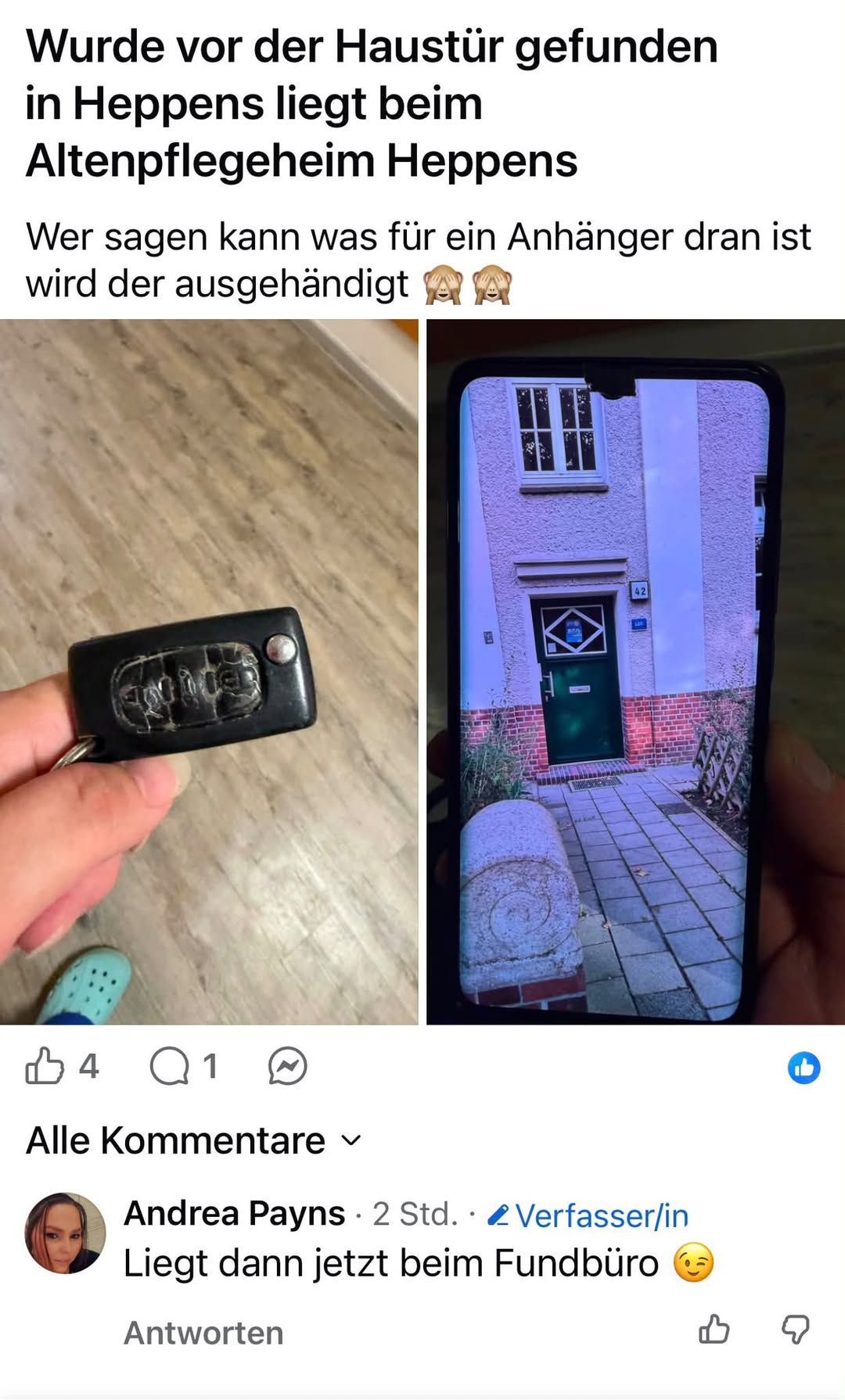 Found keys