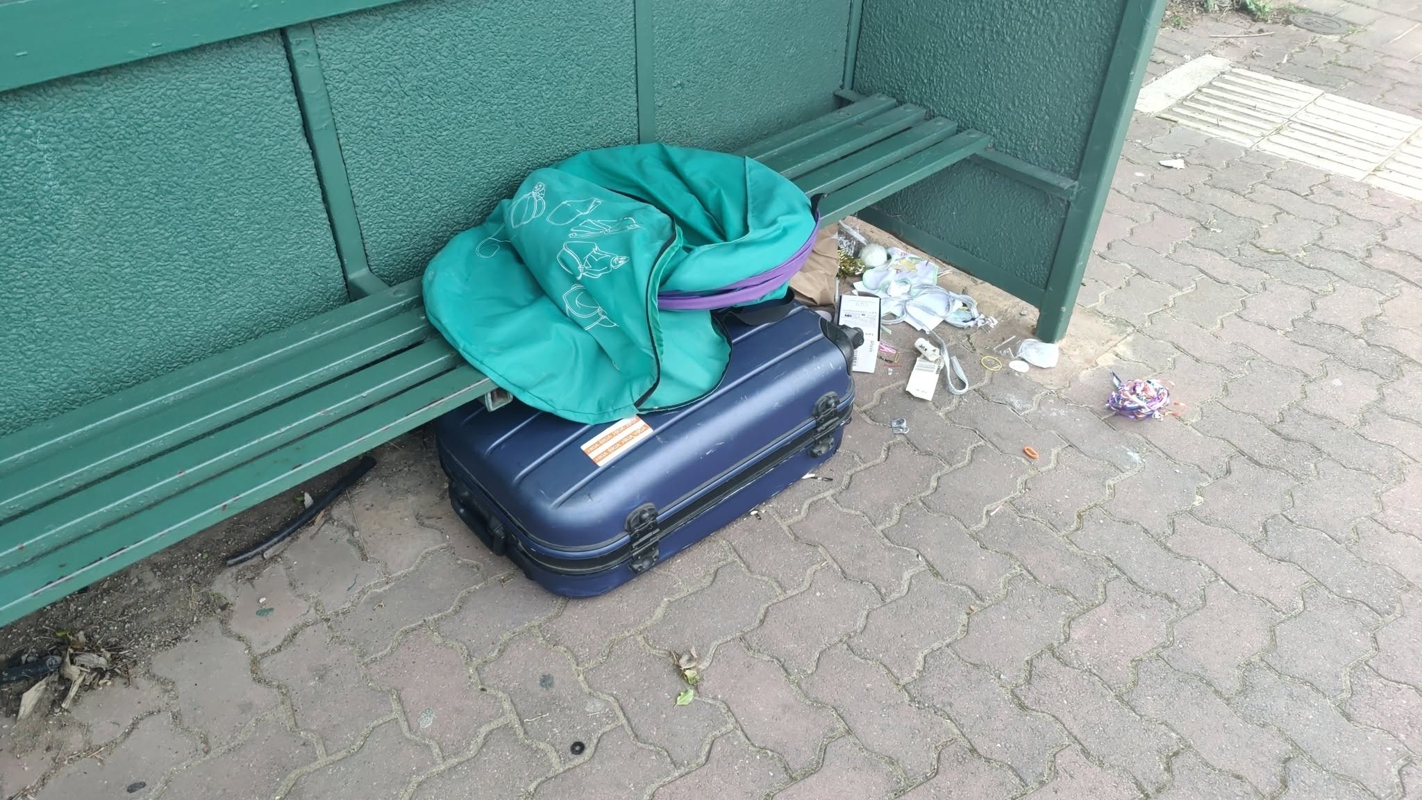 Found suitcase