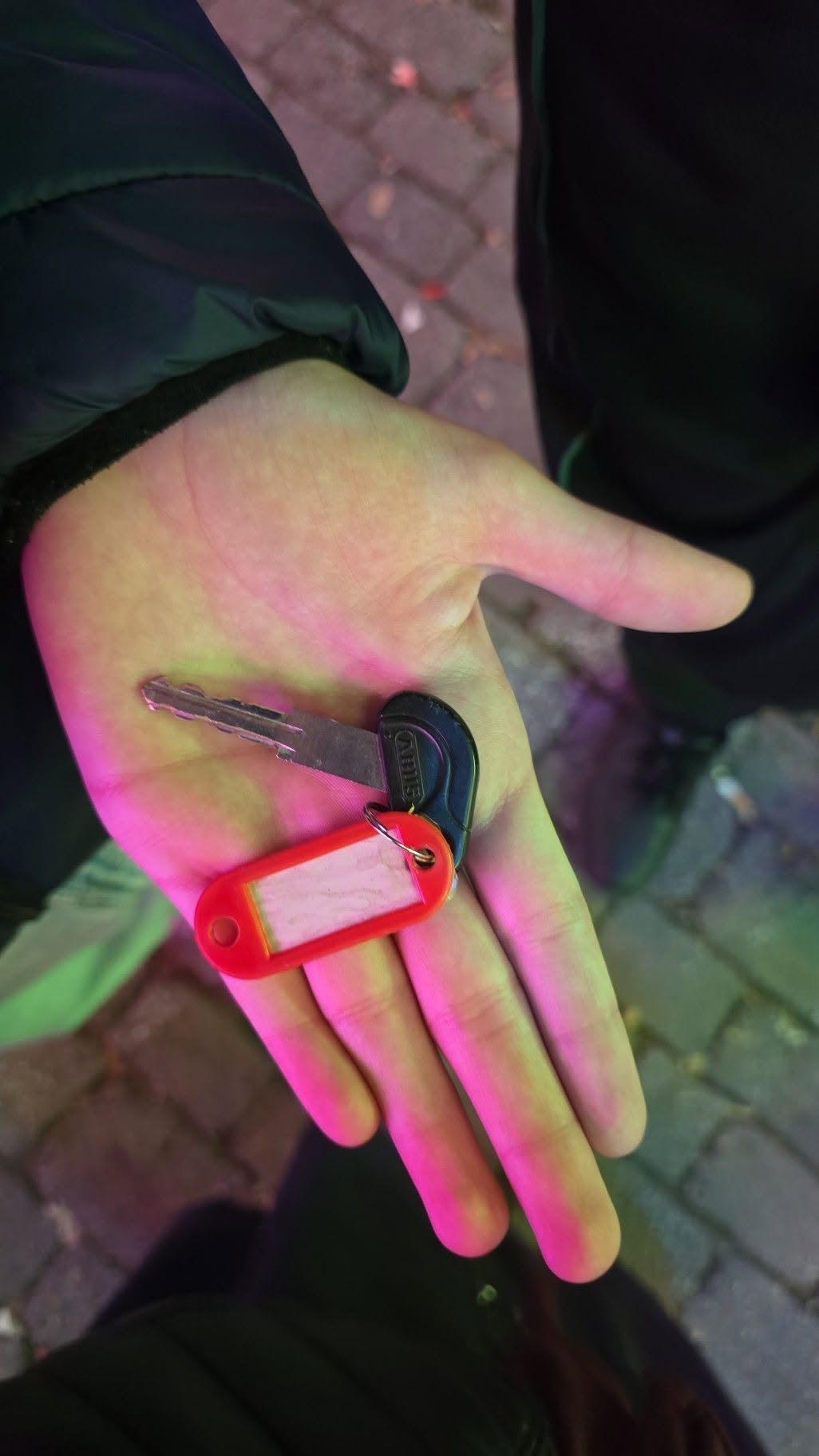 Found keys