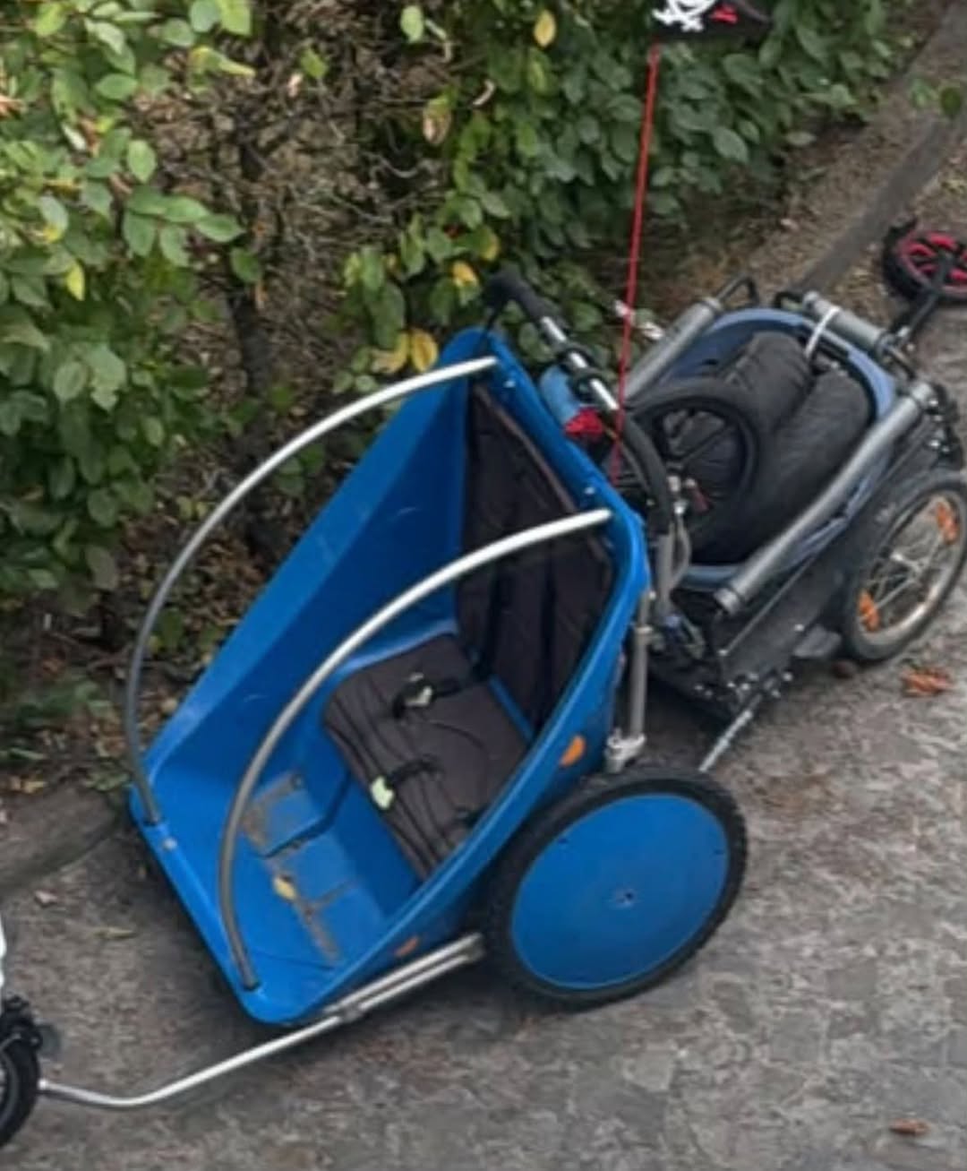 Lost bike trailer
