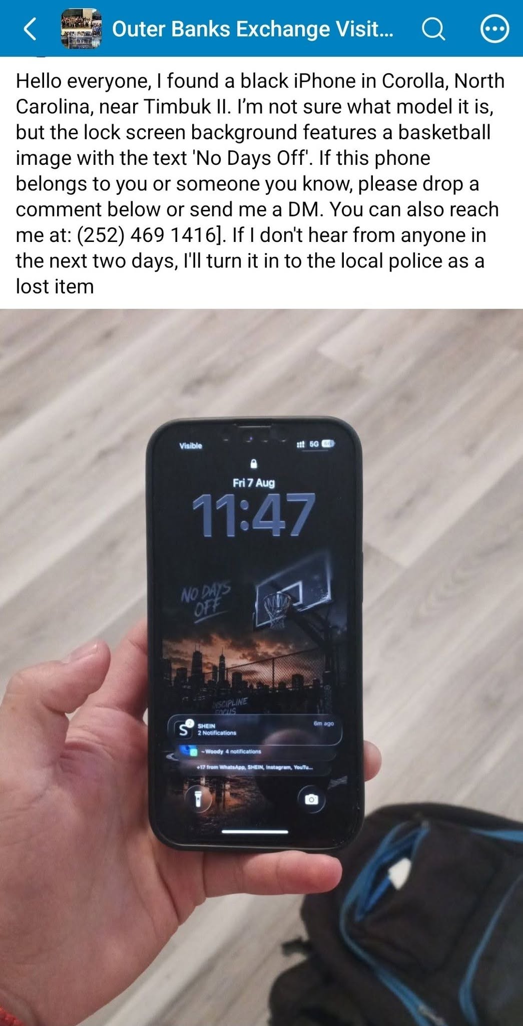 Found phone