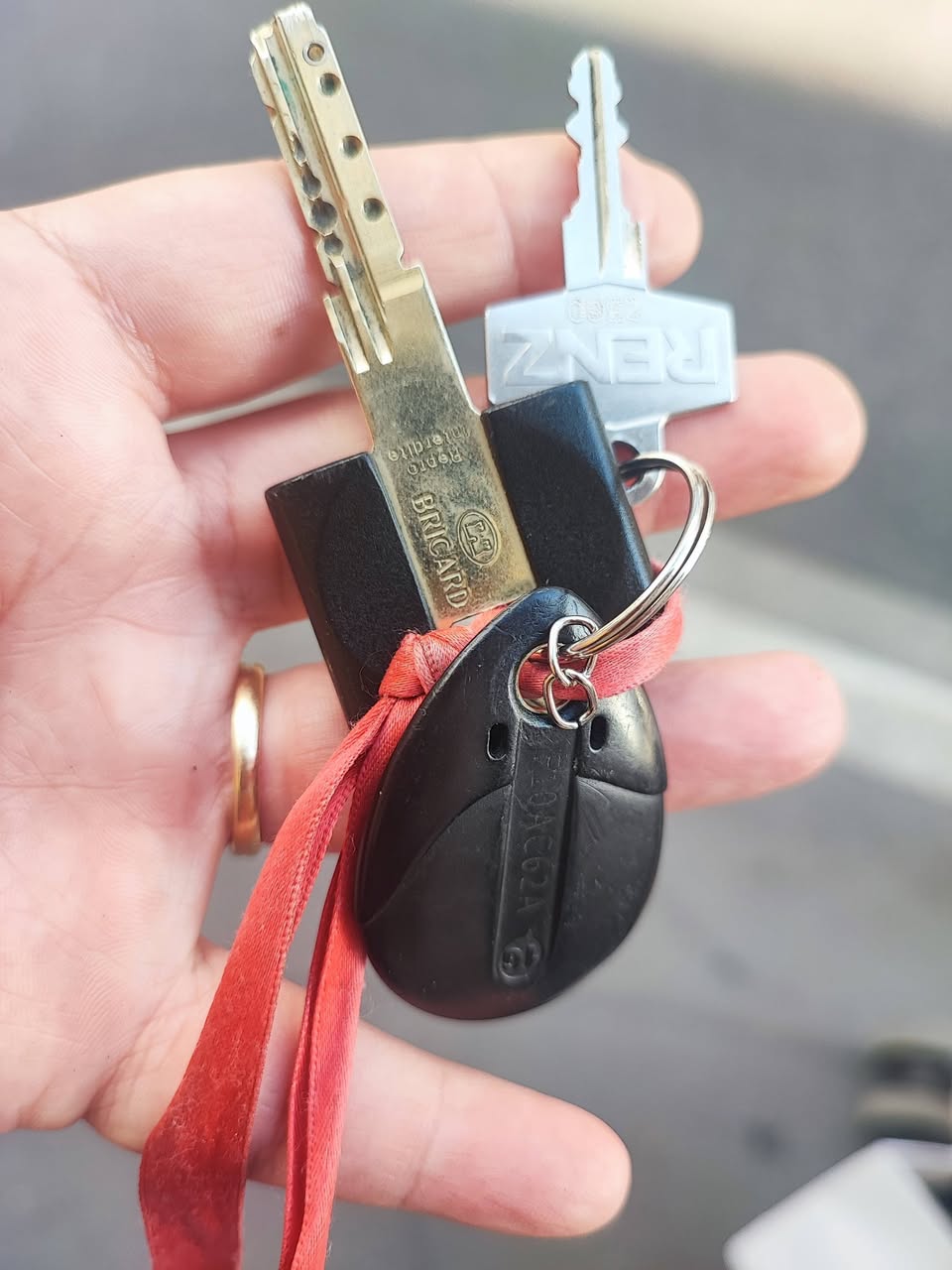 Found keys