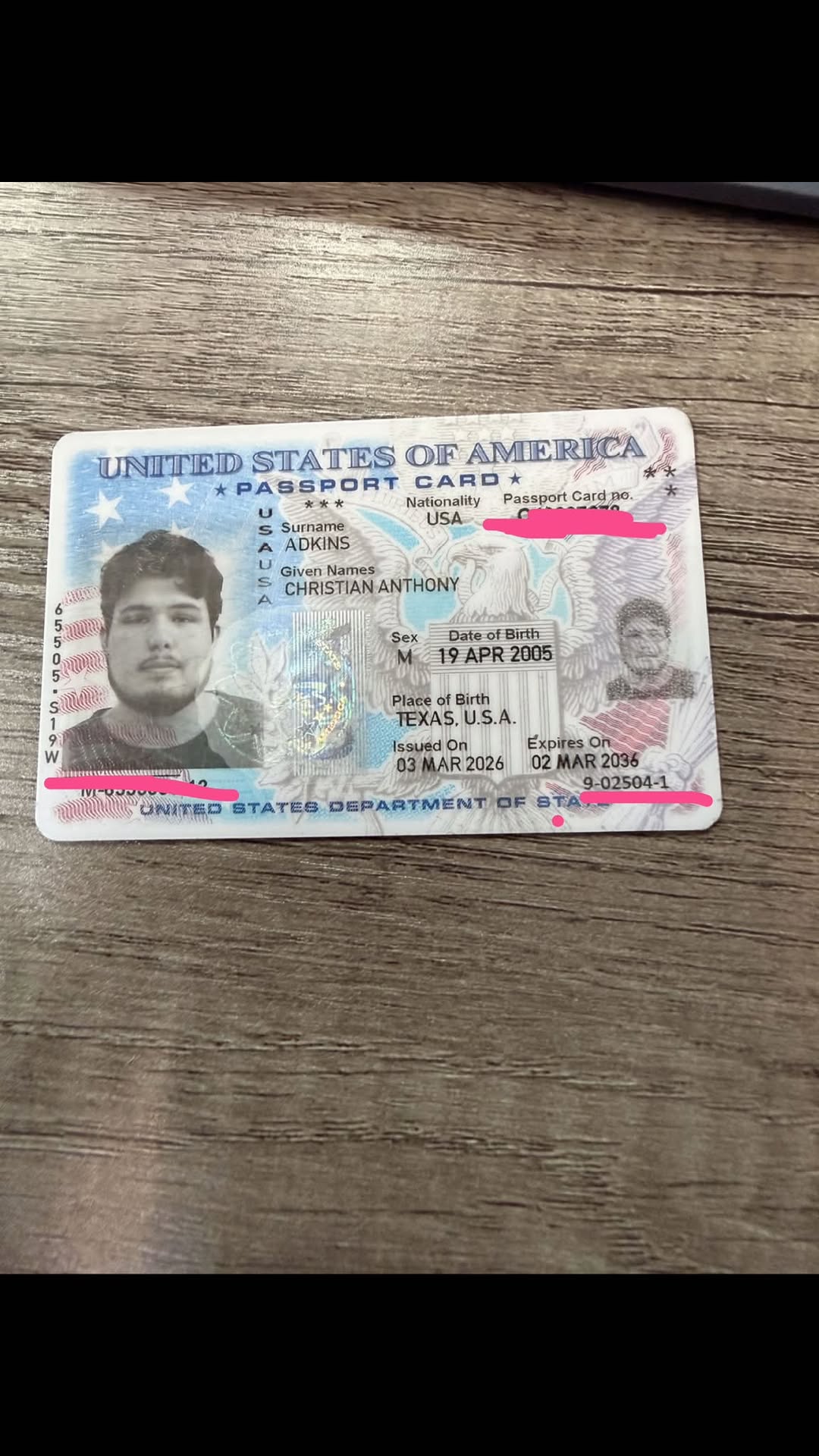 Found passport
