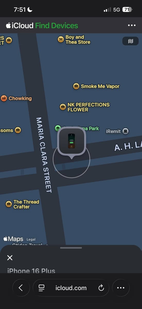 Lost phone